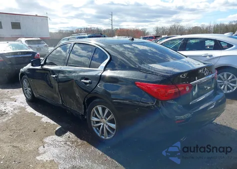 2015 Infiniti Q50 from USA, damaged, VIN JN1BV7AR8FM394142